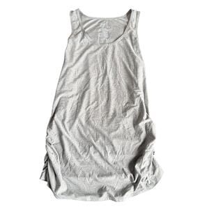 Time & Tru Gray Maternity Ruched Tank Top Womens Medium (8–10)